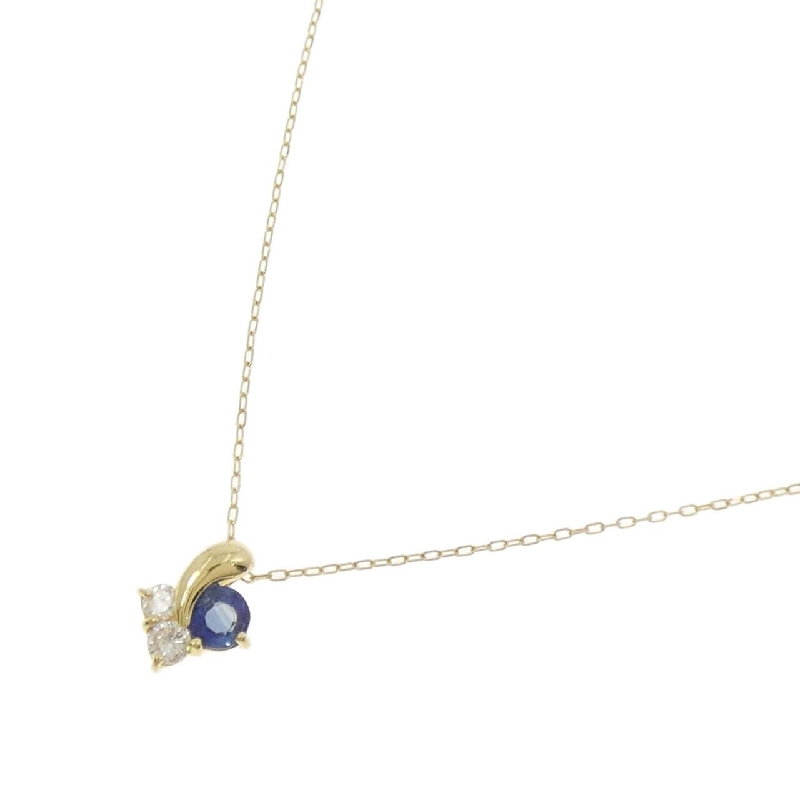 K18YG Sapphire Necklace 0.33CT - Hàng hiệu Authentic 863251