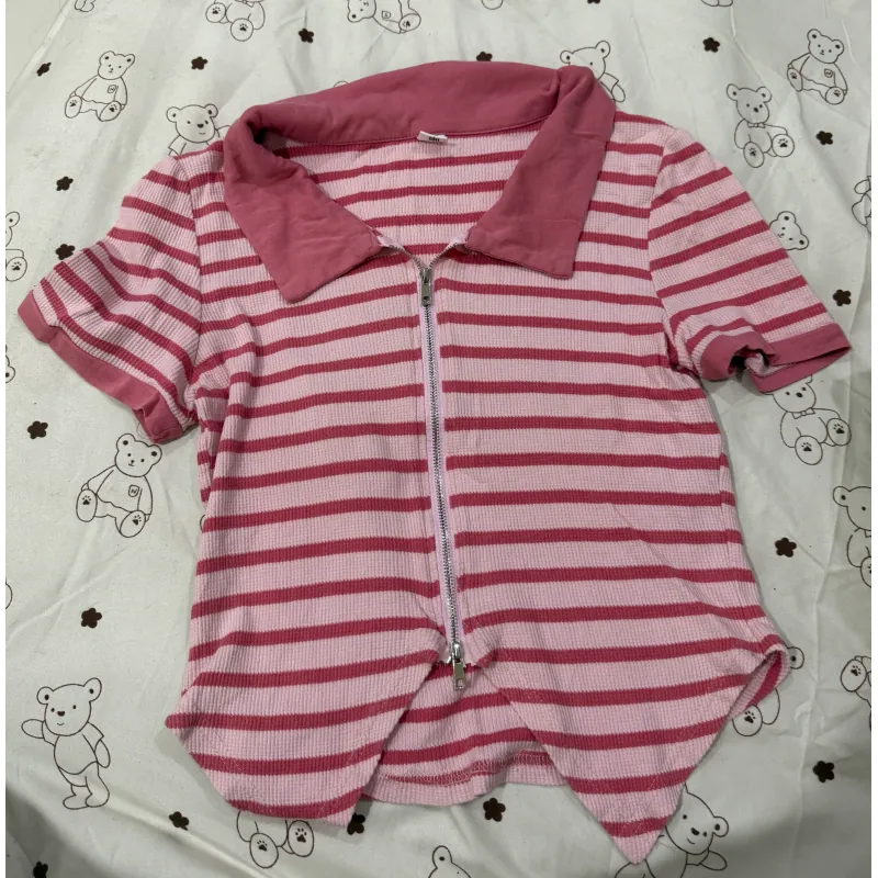 Áo sọc hồng 1023296