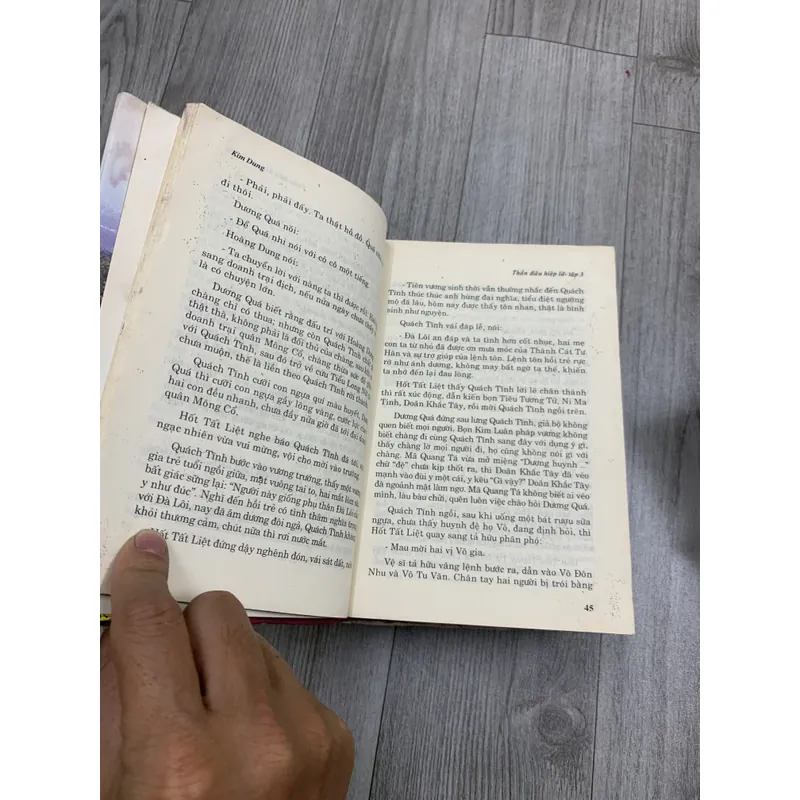 Thần điêu hiệp lữ - kim dung. Bộ 4 tập bìa cứng. 5b5 721177