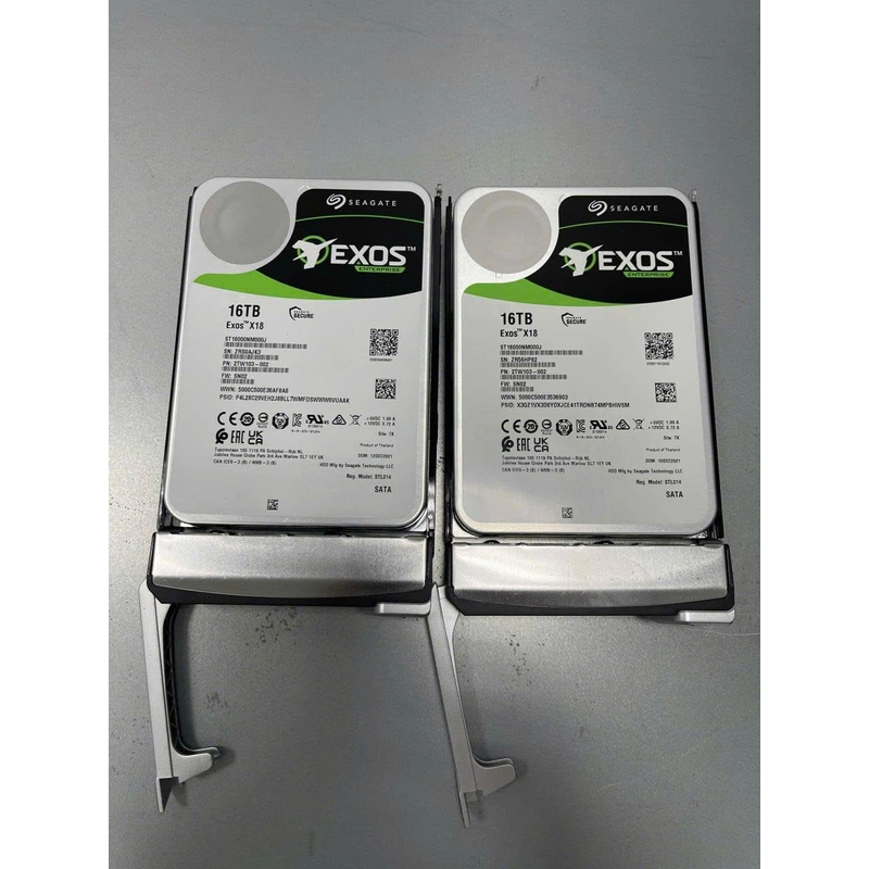 Ổ Cứng Seagate 16TB HDD Exos X18 Hard Drive , 99%  529952