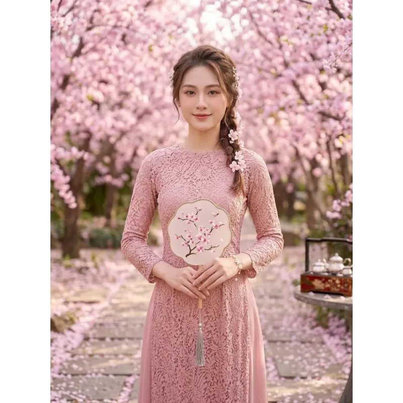 Váy áo dài cách tân đáng yêu, thanh lịch  755810