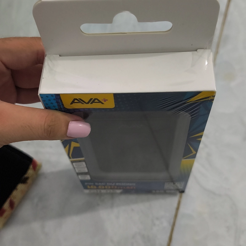 Pin sạc dự phòng Polymer 10.000 mAh AVA + GN-05 Đen còn mới chính hãng  547331