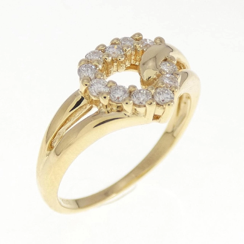 Nhẫn kim cương hình trái tim K18YG 0.22CT 673699