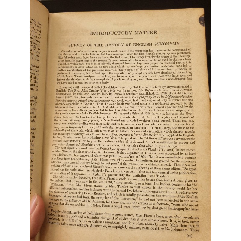 WEBSTER'S DICTIONARY OF SYNONYMS : HAVE YOU EVER SAID I KNOW WHAT I MEAN, BUT I CAN'T QUITE EXPRESS IT? 119542