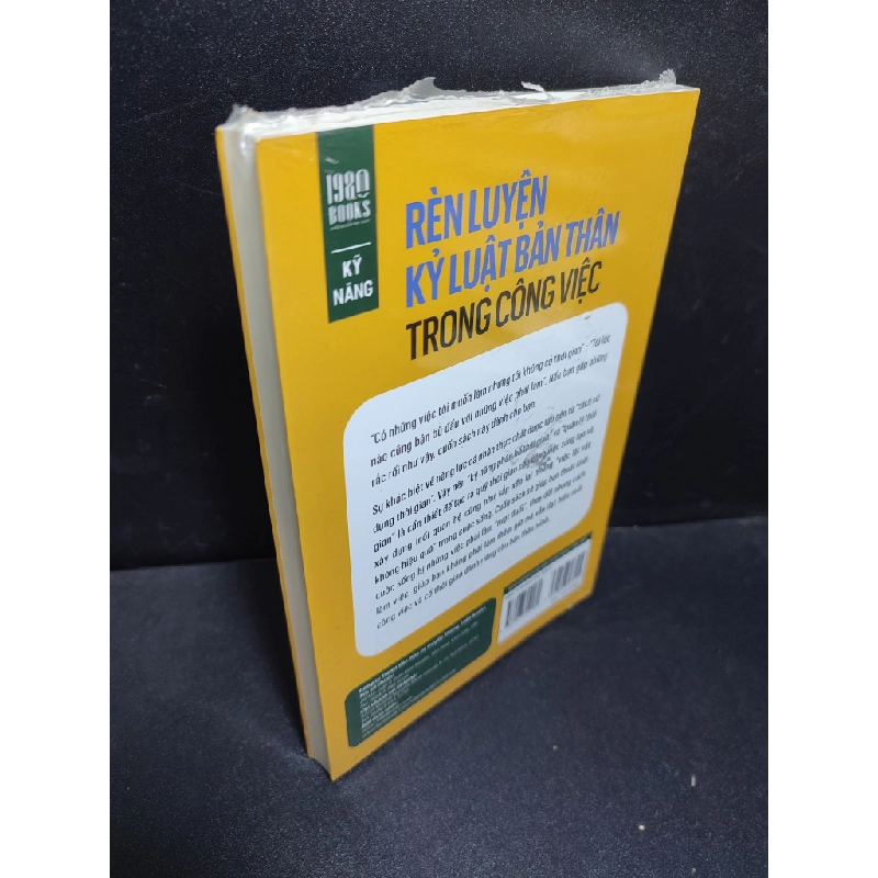 Rèn luyện kỷ luật bản thân trong công việc Daisuke Sasaki new 100% HCM.ASB0301 kỹ năng 61636