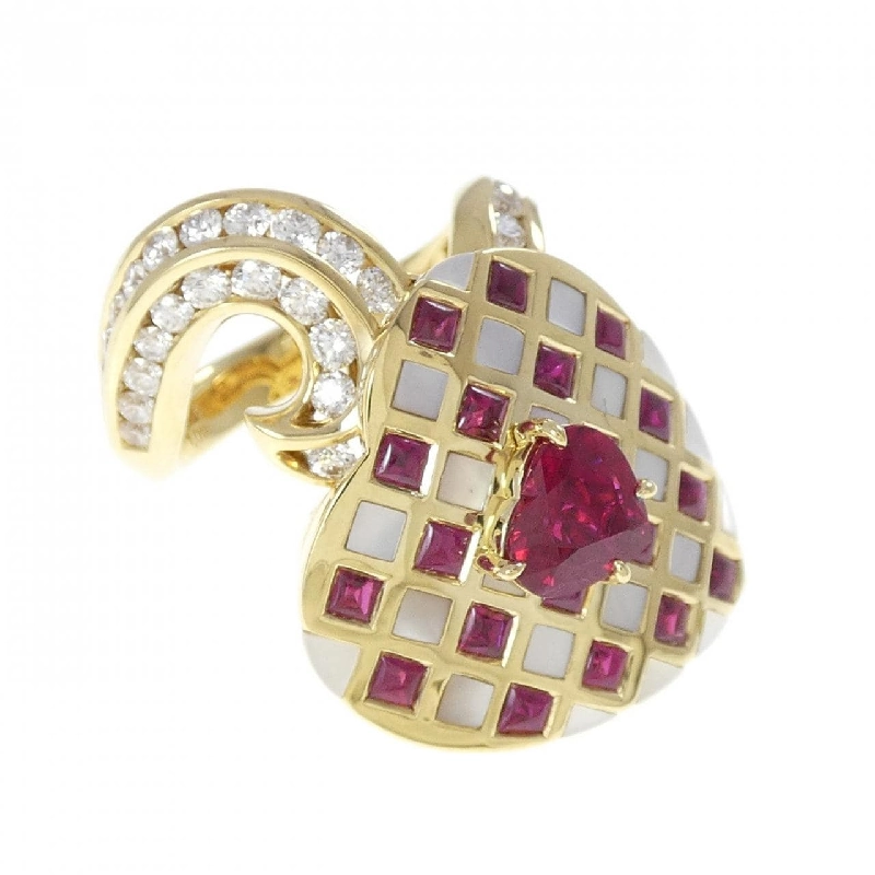 jewelstudio Nhẫn Đá Màu Hình Trái Tim - Hàng hiệu Chính hãng 836839