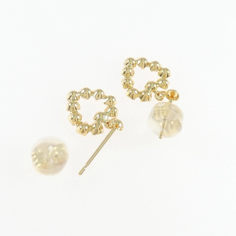 K18YG Bông tai hình trái tim - Hàng hiệu Chính hãng 871515