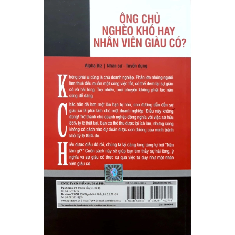 Ông Chủ Nghèo Khó Hay Nhân Viên Giàu Có - James Altucher 294234