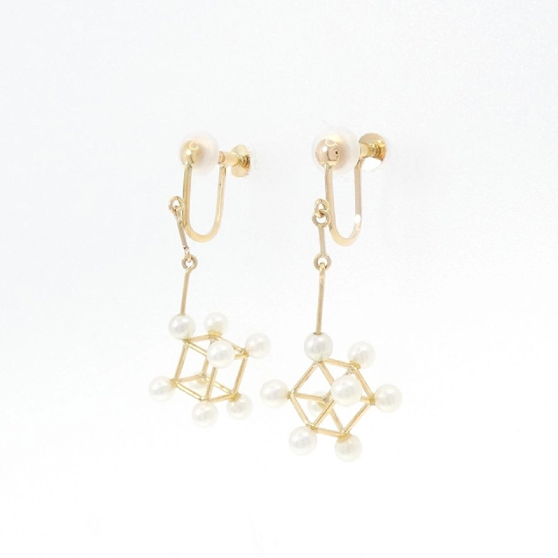 K18YG Bông tai Akoya Pearl - Hàng hiệu Chính hãng 873600