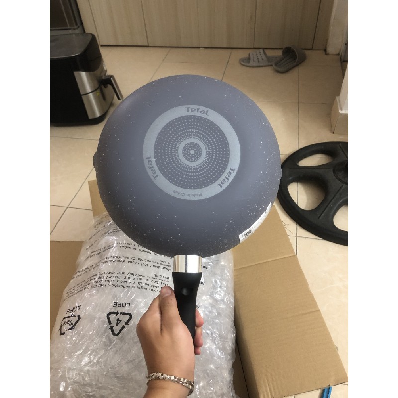 Chảo chiên sâu lòng vân đá Tefal Natura 26cm 15491