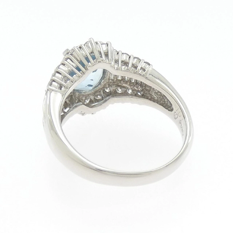 Nhẫn Aquamarine PT900 2.33CT - Hàng hiệu Chính hãng 848465