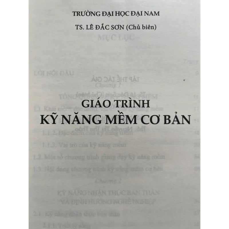 GIÁO TRÌNH KỸ NĂNG MỀM (Full bộ 2 tập Cơ bản  + nâng cao) 759892