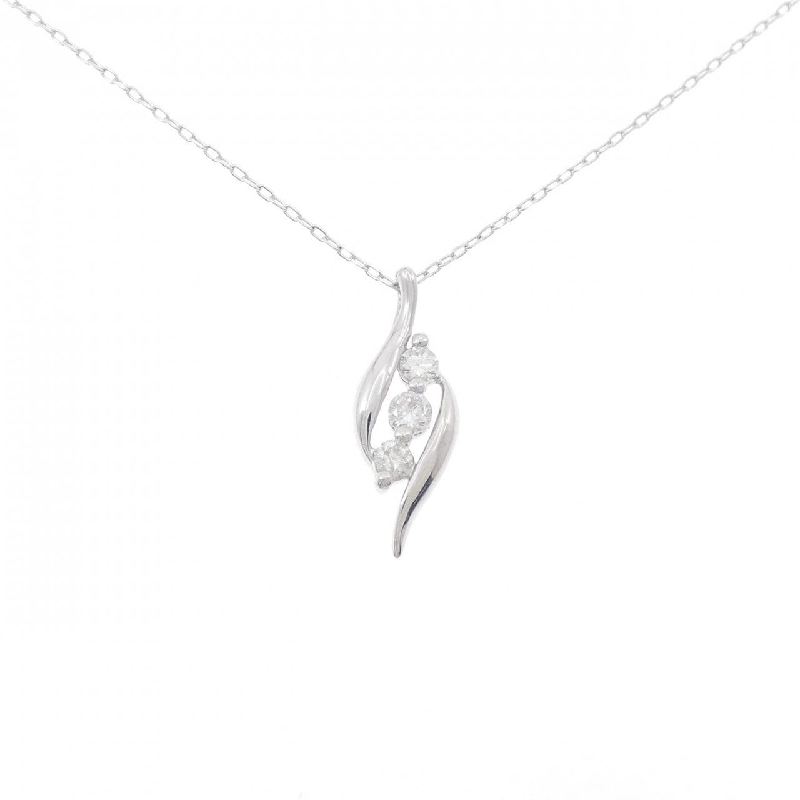 K18WG Dây chuyền kim cương 0.30CT - Hàng hiệu Chính hãng 861180