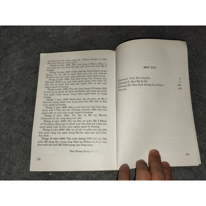 DU KHẢO HOA KỲ SAU THẢM HOẠ 11 THÁNG 9 701124