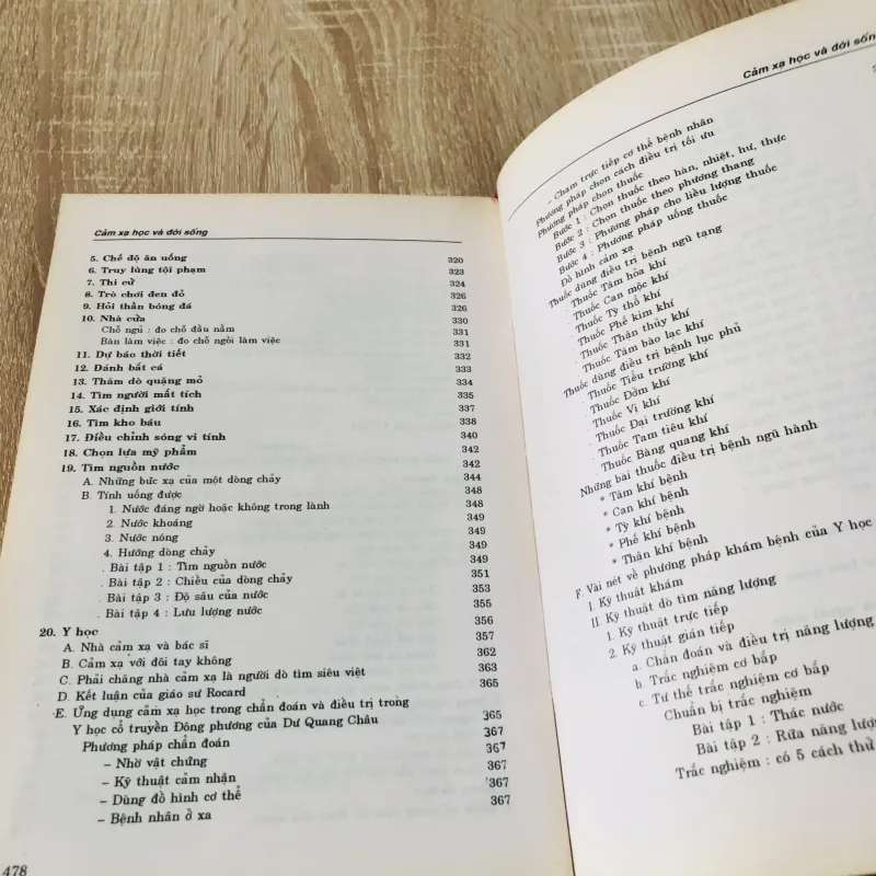 CẢM XẠ HỌC & ĐỜI SỐNG  974781