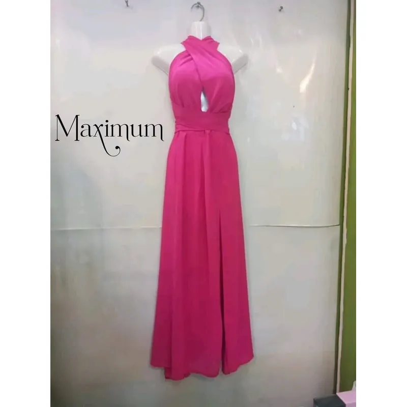 Váy Maxi Hồng Đậm 591641