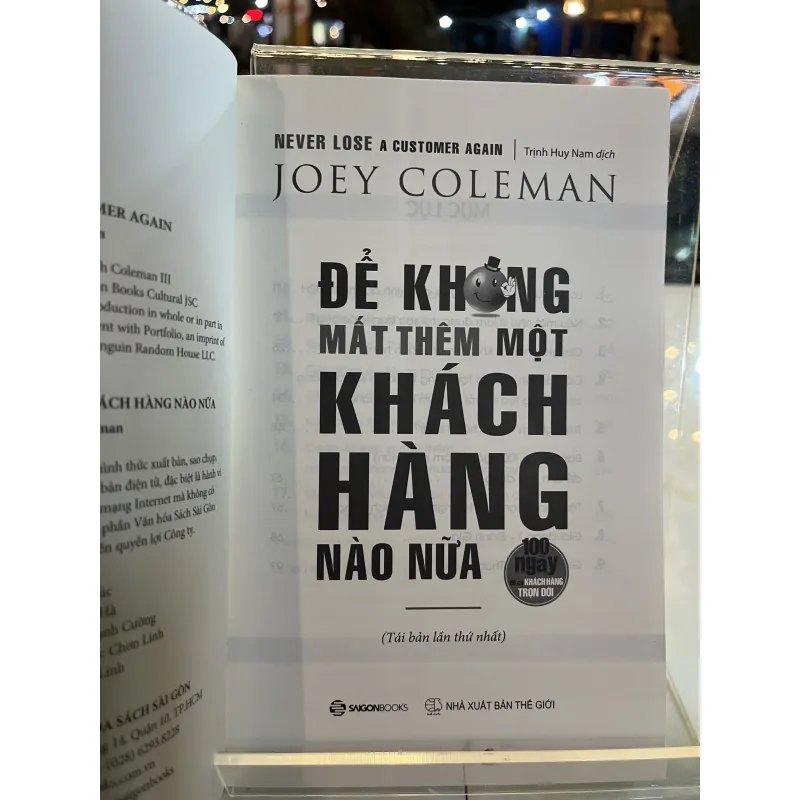 ĐỂ KHÔNG MẤT THÊM MỘT KHÁCH HÀNG NÀO NỮA - TRỊNH HUY NAM 763129