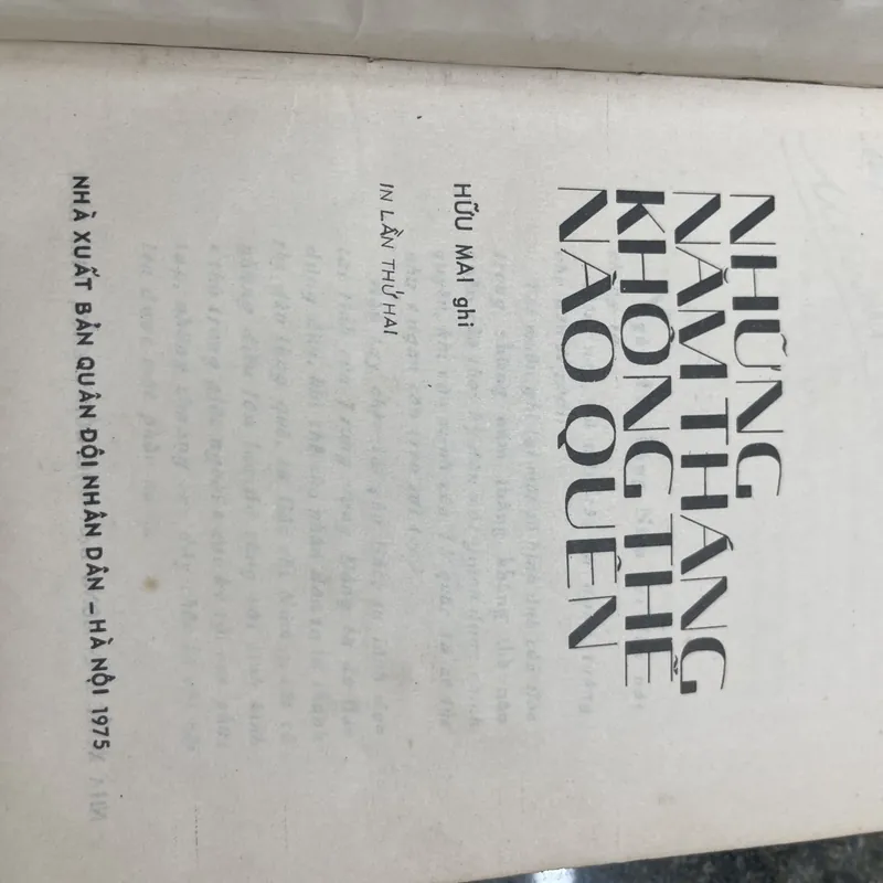 Những năm tháng không thể nào quên Võ Nguyễn Giáp in lần 2 1975 726291
