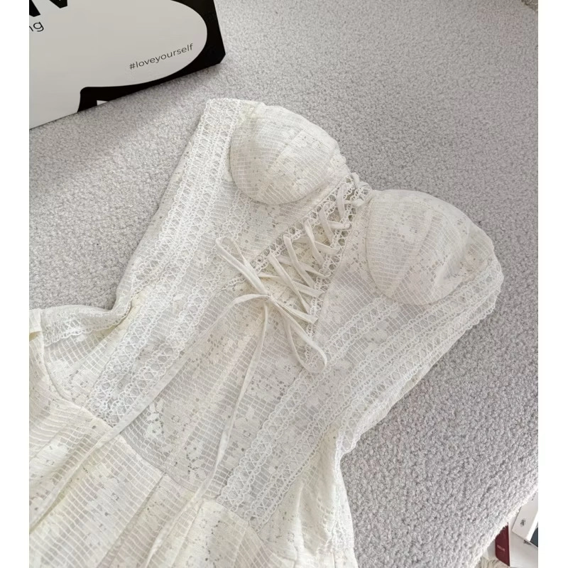 (Pass đồ) Đầm Kiểu Cúp Ngực Viền Ren Anna - Yubi Dress 508906