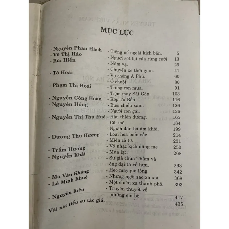 TRUYỆN NGẮN VIỆT NAM CHỌN LỌC – TRỌN BỘ 4 TẬP (1997) 674532