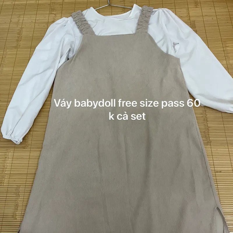 Set váy dáng baby doll freesize pass rẻ 562028