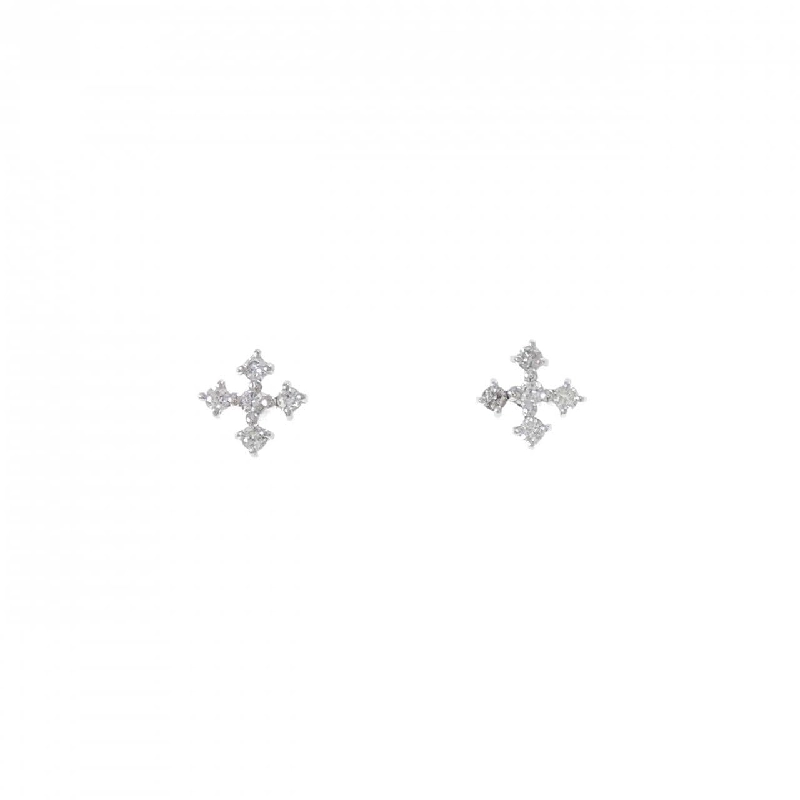 PT900 Bông tai kim cương chéo 0.12CT - Hàng hiệu Authentic 866463