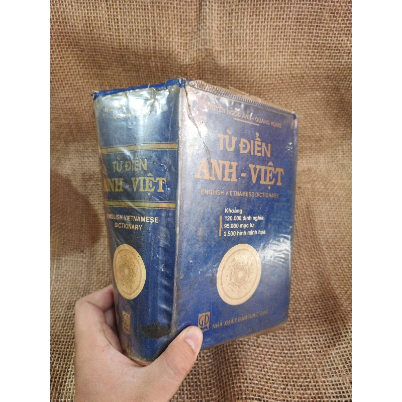 Từ điển Anh-Việt - Nguyễn Ngọc Ánh, Quang Hùng 1995 mới 70% ố rách trang bìa cứng (Từ điển) HLSC2404 1028268