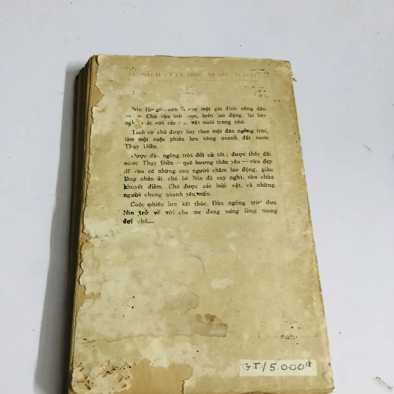 CUỘC DU LỊCH KỲ DIỆU CỦA NIN HƠ - GỚC - XƠN 568228