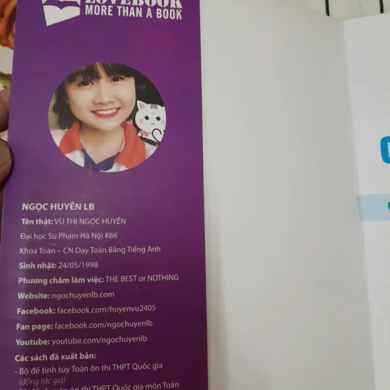 Công phá TOÁN 3- Lớp 12. Luyện thi THPT Quốc gia. Tg GV Ngọc Huyền LB 927261