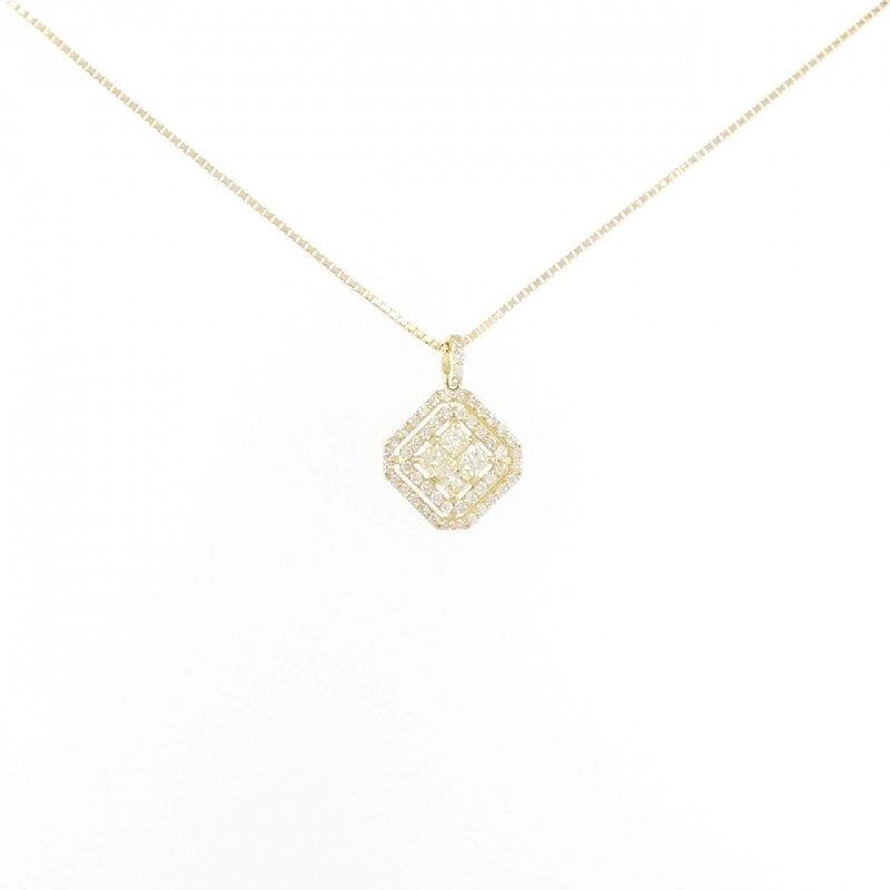 K18YG Dây chuyền kim cương 0.50CT - Hàng hiệu Chính hãng 863038