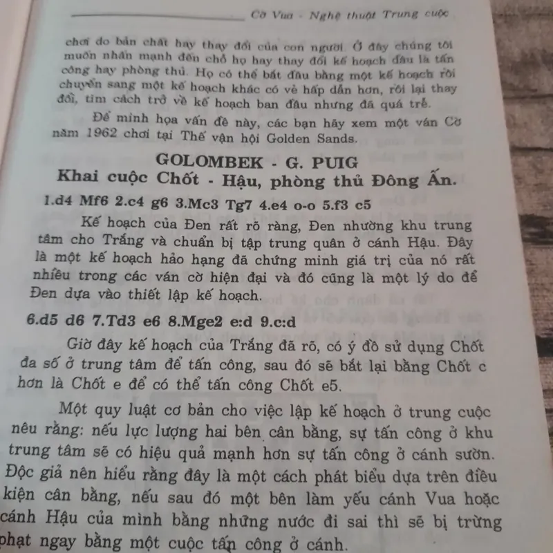Tự học chơi cờ vua- nghệ thuật trung cuộc. Ban chuyên môn Liên đoàn cờ TPHCM 602643
