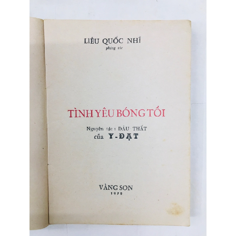 Tình yêu bóng tối - Liêu Quốc Nhĩ ( phóng tác ) 128762