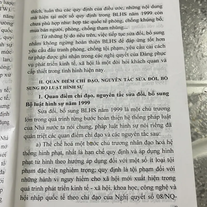 [luật - chính trị -hình sự] Tập huấn chuyên sau sửa đổi Bộ luật hình sự 1999 609763