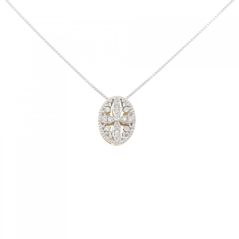 K18WG/K18YG Dây chuyền kim cương 0.15CT - Hàng hiệu Chính hãng 865080