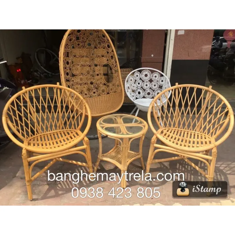 Ghế mây tre cafe 715268