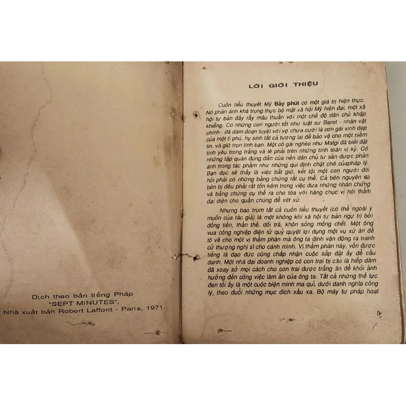 Tiểu thuyết Mỹ của Irwing Wallace: BẢY PHÚT 716903