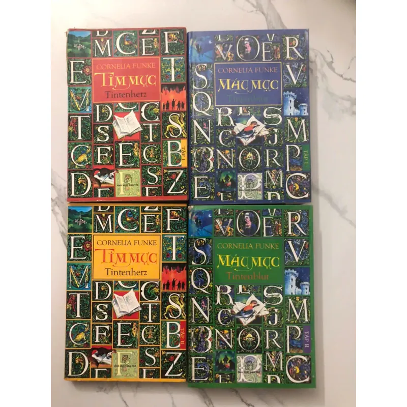 COMBO BỘ SÁCH THẾ GIỚI MỰC tim mực + máu mực (INKWORLD) CORNELIA FUNKE 598862