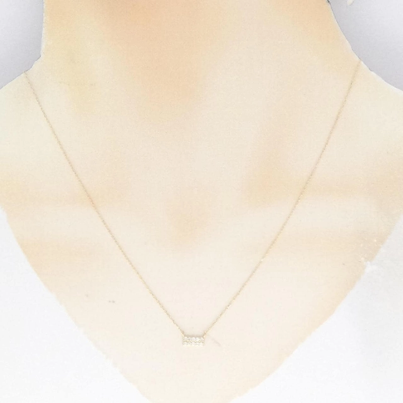 K18YG Dây chuyền kim cương 0.10CT - Hàng hiệu Chính hãng 862757