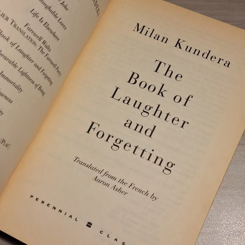 Milan Kundera - The Book of Laughter and Forgetting 788696