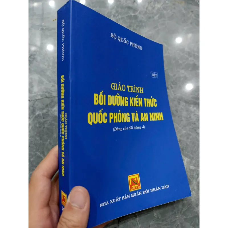 Giáo trình bồi dưỡng kiến thức quốc phòng và an ninh 596825