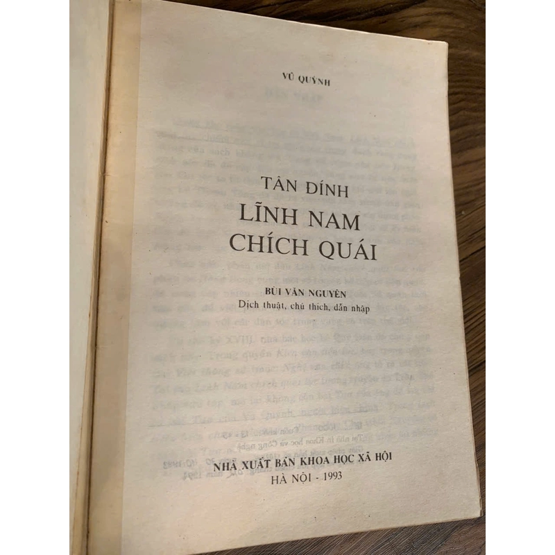 Tán đính Lĩnh Nam Chích Quái _ 1993_ Vũ Quỳnh_ 242 trang  358692