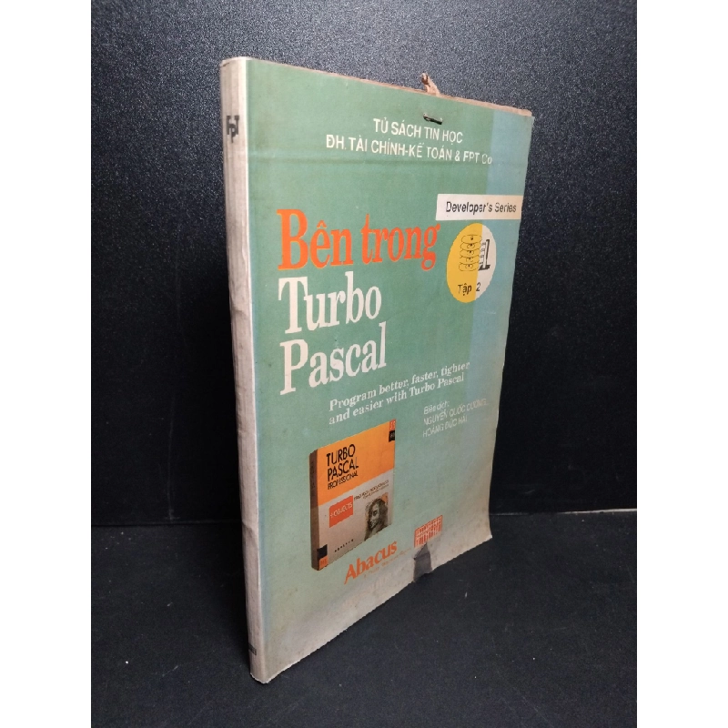 Bên trong Turbo Pascal tập 2 mới 70% ố có chữ ký ghim bấm trang Nguyễn Quốc Cường - Hoàng Đức Hải HCM2103 GIÁO TRÌNH, CHUYÊN MÔN Blogmeo 27525 513012