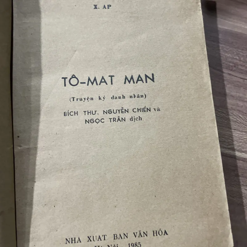 Thomas MANN - (Truyện ký danh nhân) BÍCH THƯ, NGUYỄN CHIẾN và NGỌC TRÂN dịch 705126