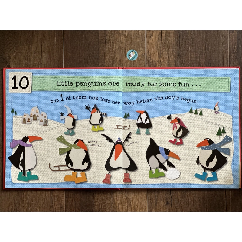 Sách [Bìa cứng] 10 LITTLE PENGUINS 223706