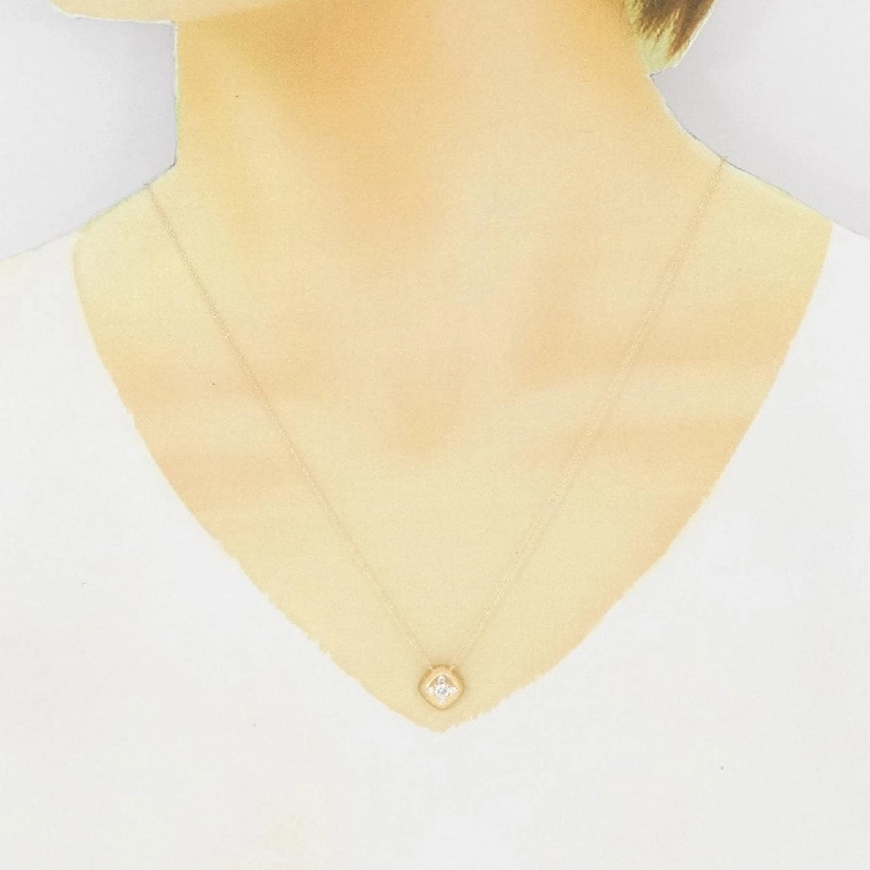 Dây chuyền kim cương 750YG 0.140CT - Hàng hiệu Chính hãng 860629