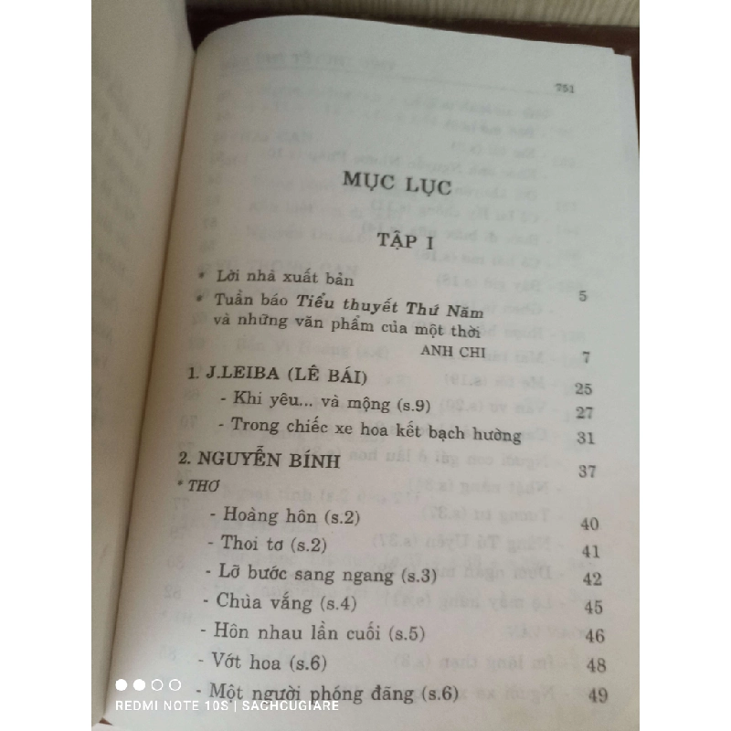 Tiểu thuyết thứ năm tác giả và tác phẩm 1 VAVO 979425