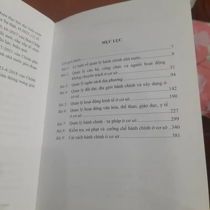QUẢN LÝ HÀNH CHÁNH NHÀ NƯỚC 600996