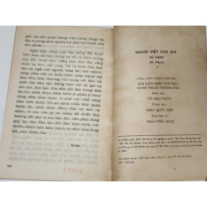 NGƯỜI VIỆT CAO QUÝ (Vũ Hạnh) 791336