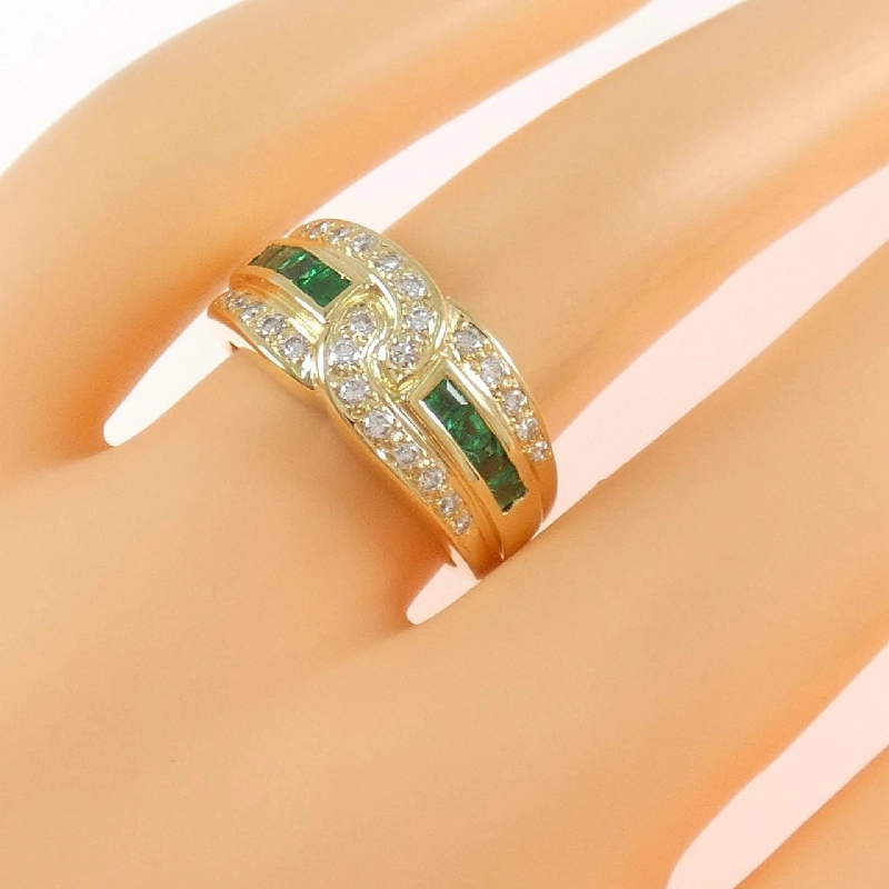 Nhẫn Emerald 18KTYG 0.39CT - Hàng hiệu Chính hãng 850514