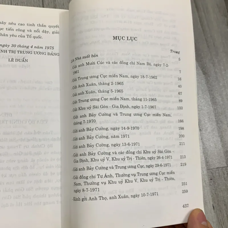 Thư vào nam - lê duẩn. 3b2 777818